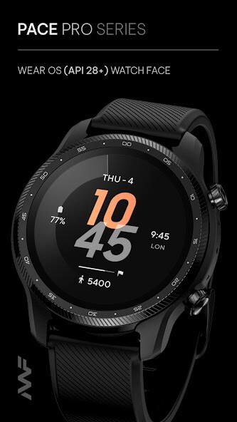 Run android online APK Awf Pace [PRO] - watch face from MyAndroid or emulate Awf Pace [PRO] - watch face using MyAndroid